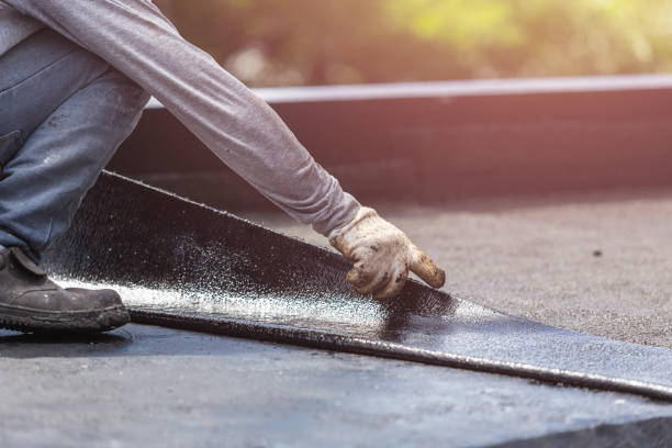 Professional Waterproofing technician working in Nelsonville, WI